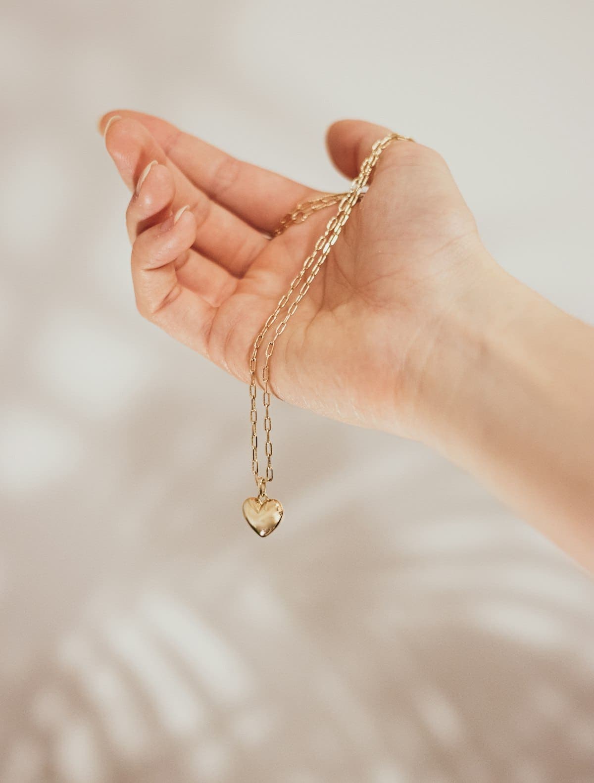 Dil Heart Pendant in gold tone