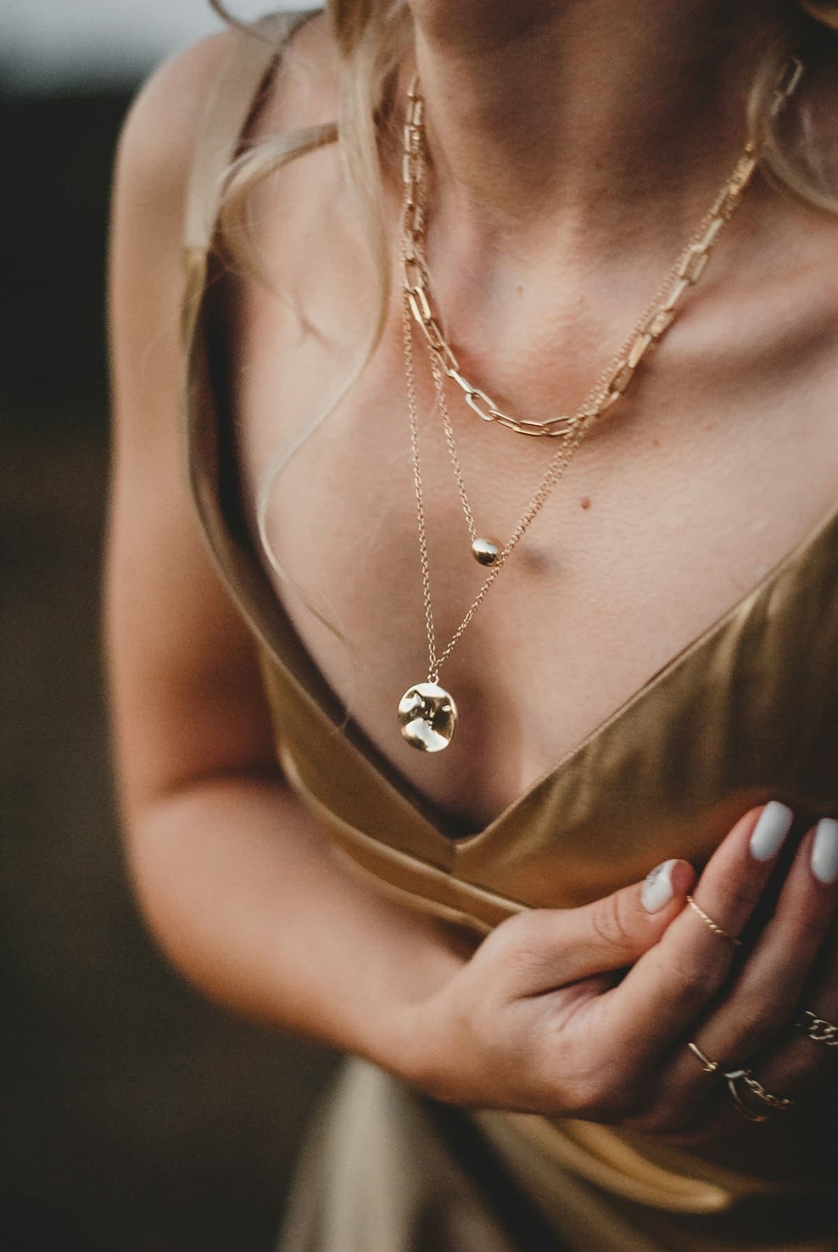 Ira Paperclip Chain in gold tone