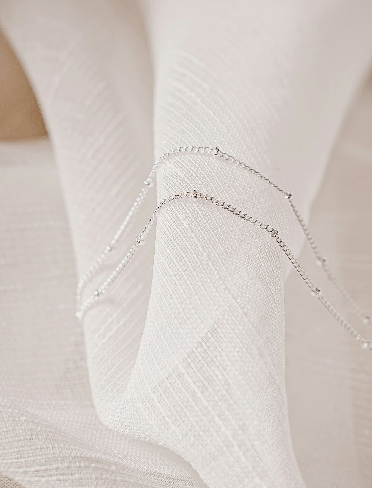 Ira Paperclip Chain in silver tone